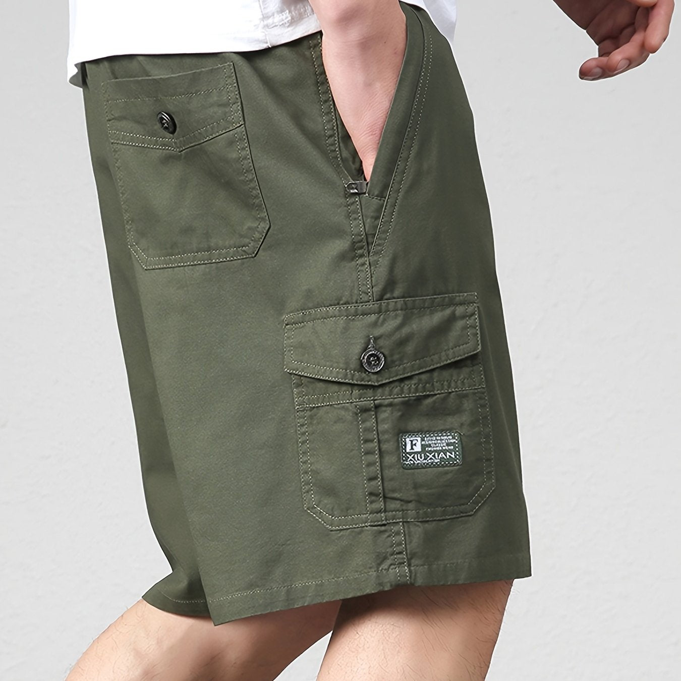 Herren Cargo-Shorts im Freizeitstil mit praktischen Taschen – Ideal für Alltag & Outdoor