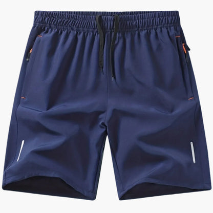 Herren Sportshorts Fitness Training Laufshorts mit Reißverschlusstaschen