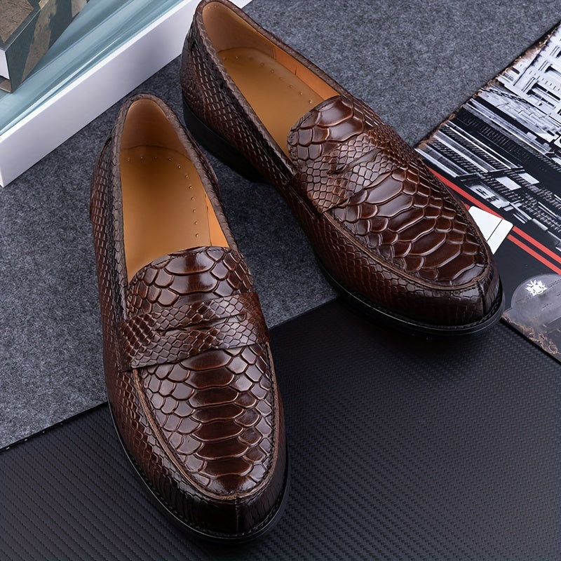 Herren Penny Loafer Elegant Business Schuhe – Klassische Slipper für besondere Anlässe