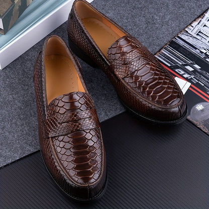 Herren Penny Loafer Elegant Business Schuhe – Klassische Slipper für besondere Anlässe