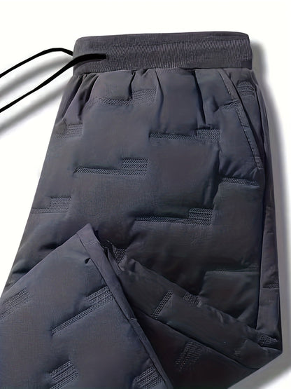 Gesteppte Warme Winterhose für Herren – Wasserdicht mit Tunnelzug
