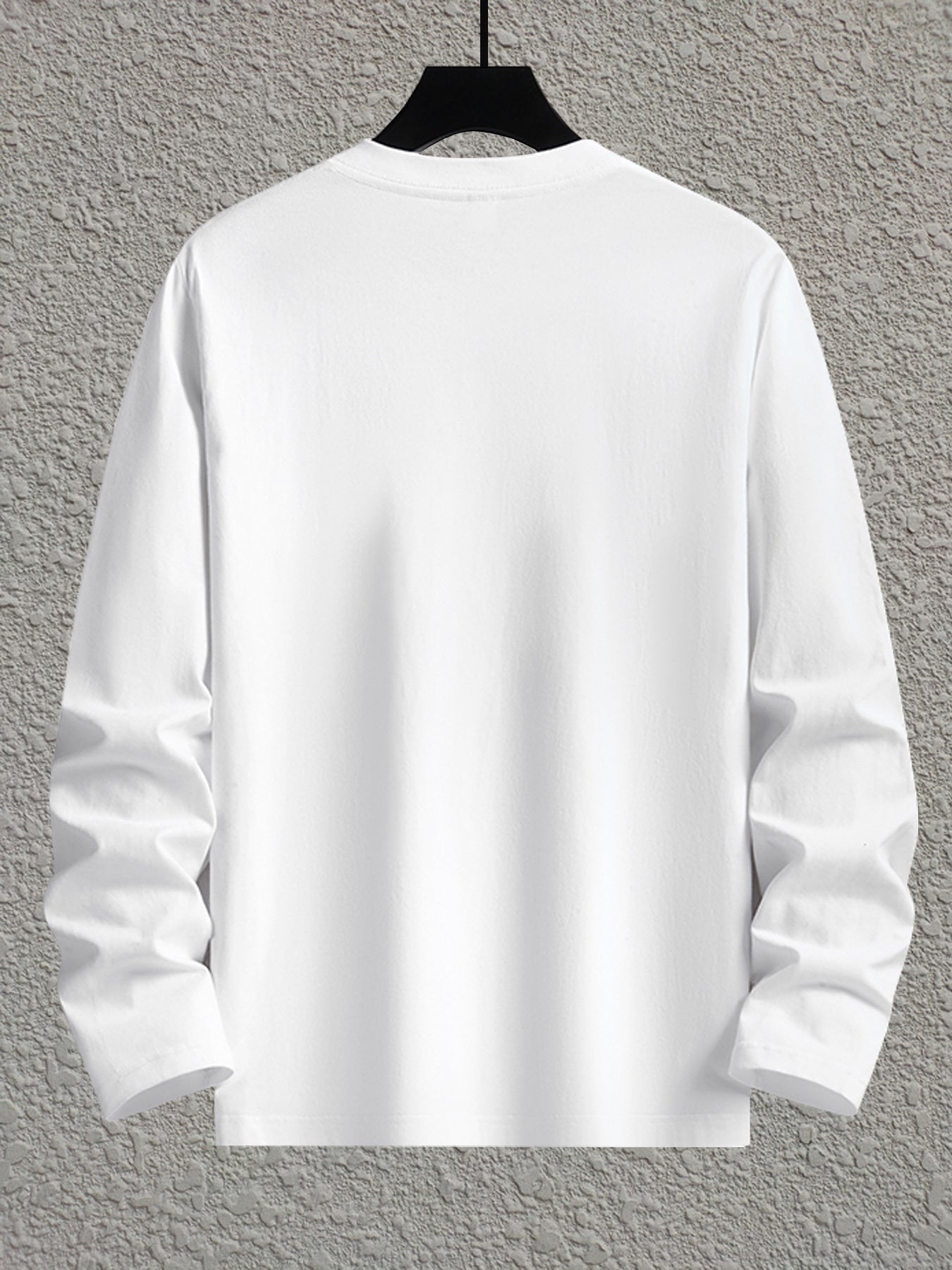 Unisex Langarmshirt mit Rundhalsausschnitt und Berg-Print