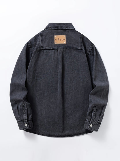 Herren Denim Overshirt – Lässiger Style für Alltag & Freizeit