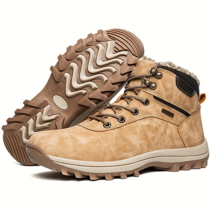 Herren Winterstiefel Outdoor Schnürstiefel Warm Gefüttert