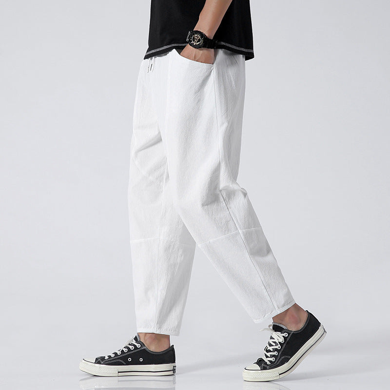 Herren Haremshose Locker Freizeit Streetwear Jogginghose