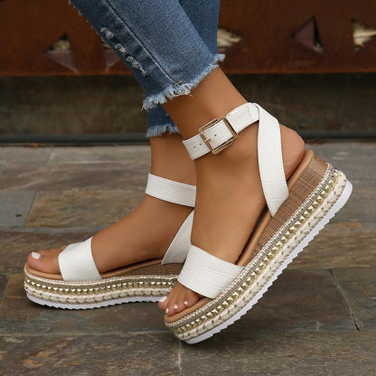 Damen Plateau Sandalen