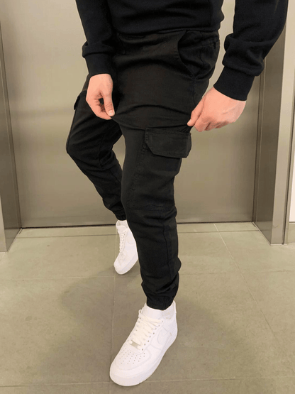 Moderne Herren Cargo-Jogger mit Tunnelzug