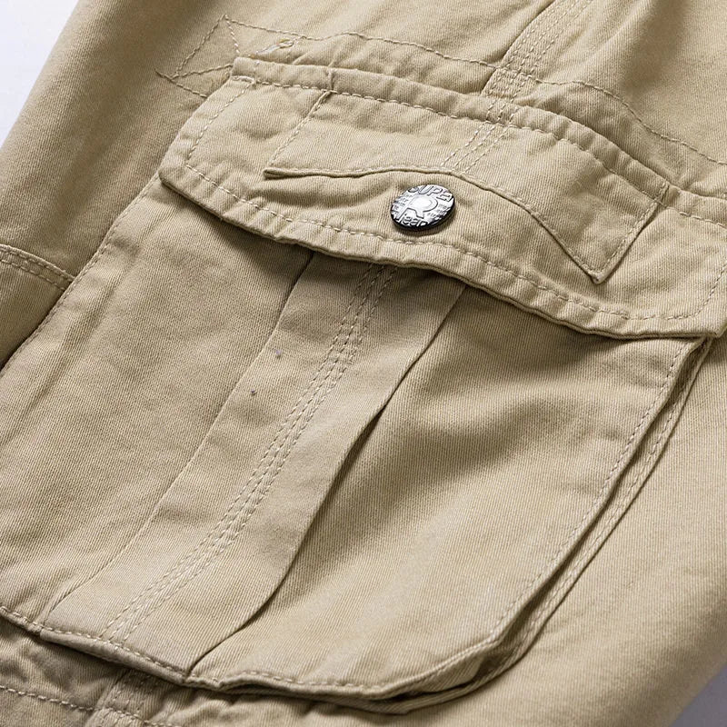 Herren Cargo-Shorts mit mehreren Taschen – Lässige Outdoor & Freizeit Shorts