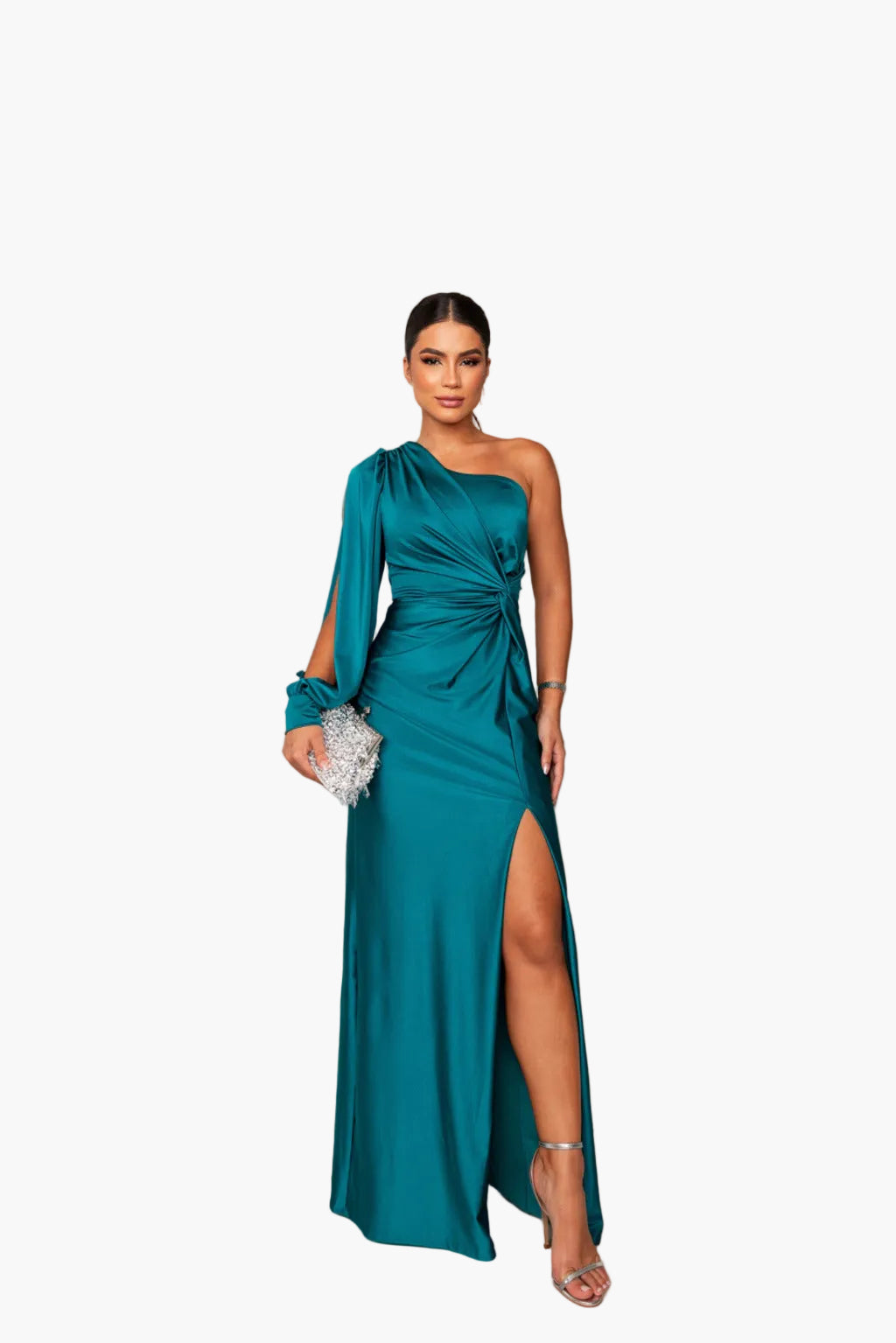 Damen Abendkleid Elegant Ein-Schulter Design Festlich – Perfekt für besondere Anlässe