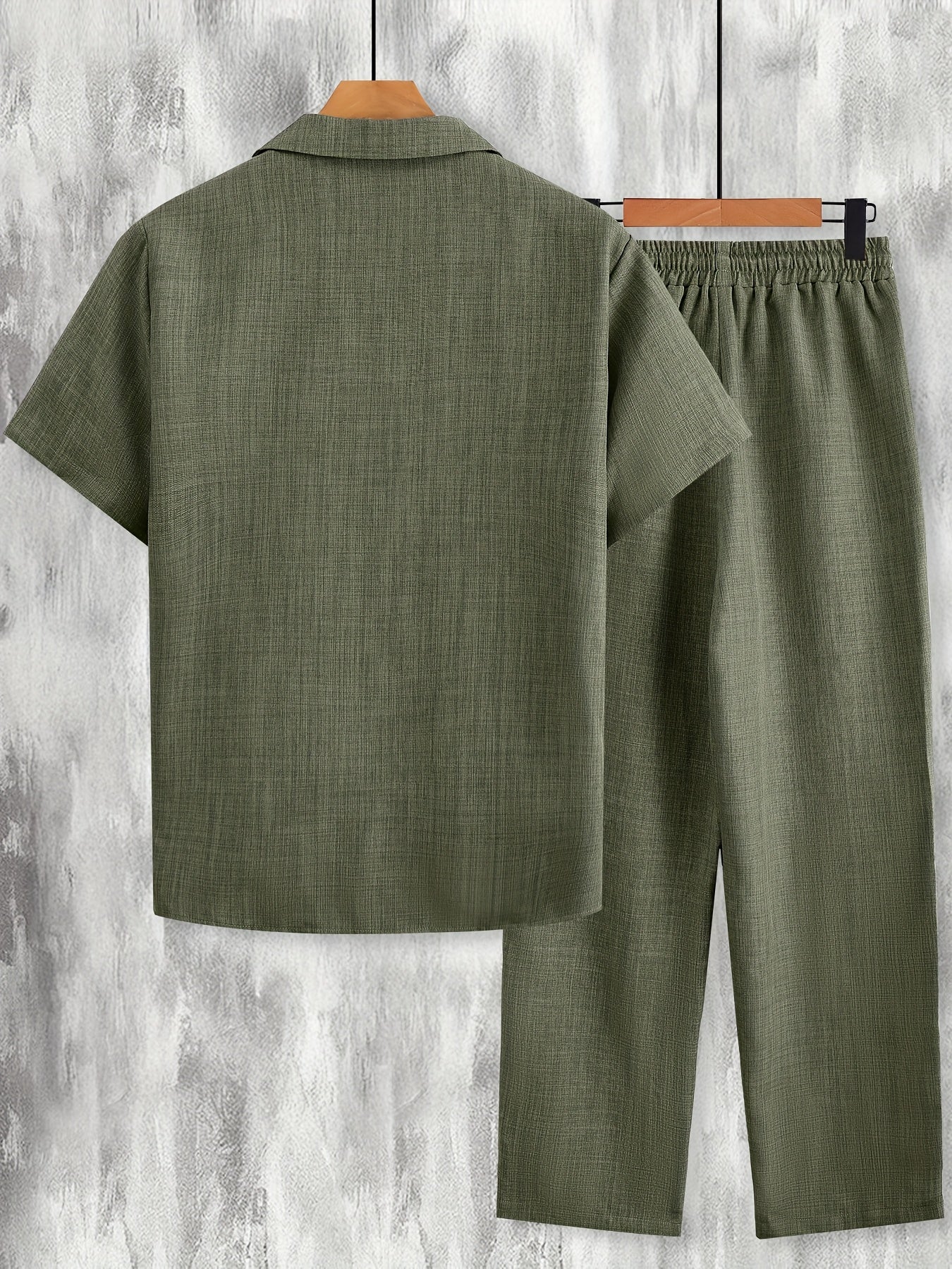 Herren Freizeit Set Kurzarm Hemd und Hose – Entspannter Sommer-Look für Alltag & Urlaub