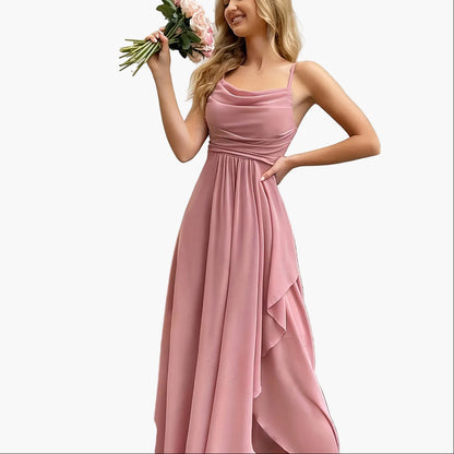 Elegantes Damen-Abendkleid Maxilänge – Stilvolles Fit & Flare Design für festliche Anlässe