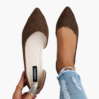 Damen Elegante Ballerinas mit Spitze – Klassische Flats für Alltag und Büro