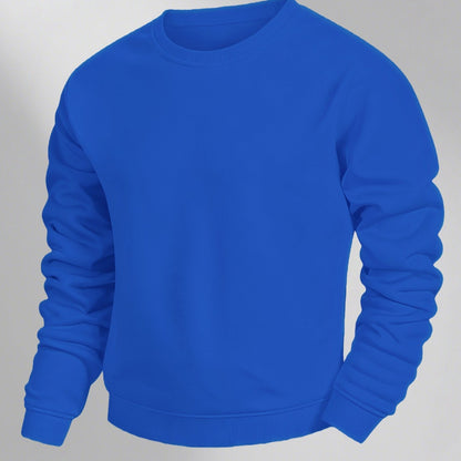 Herren Basic Rundhals Sweatshirt – Klassischer Look für Alltag & Freizeit