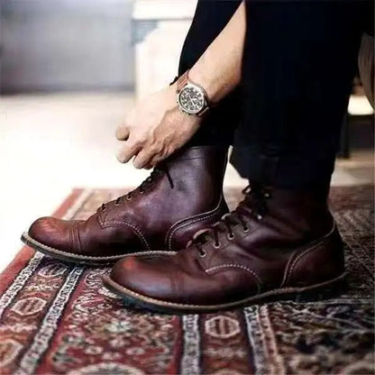 Herren Klassische Stiefeletten – Zeitlose Lederboots für Alltag und Business