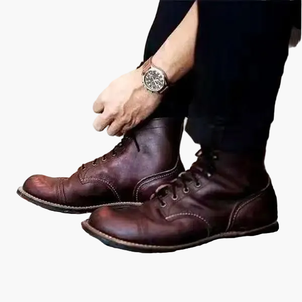Herren Klassische Stiefeletten – Zeitlose Lederboots für Alltag und Business