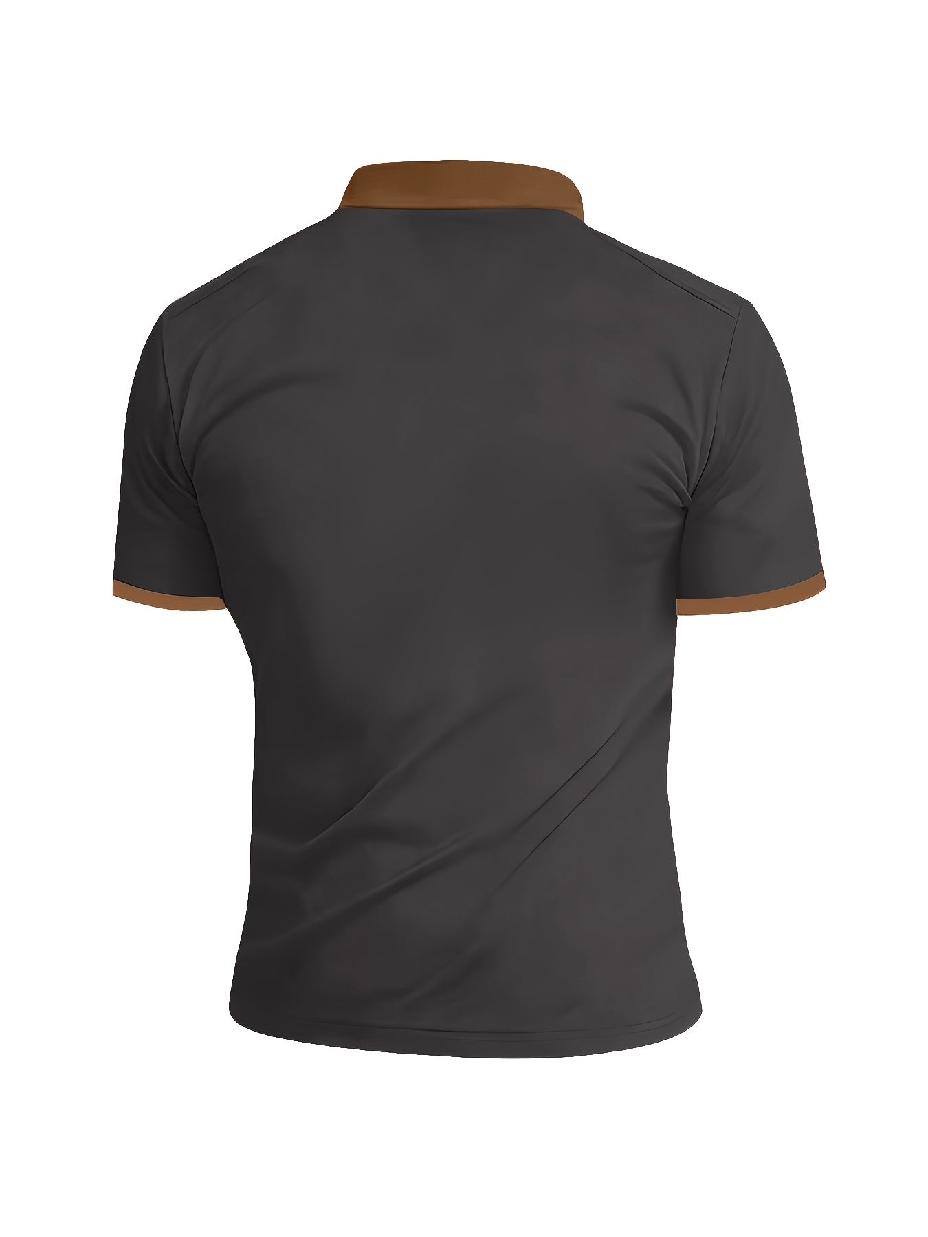 Herren Poloshirt mit modernem Stehkragen und Brusttasche – Stilvolles Freizeit- und Business-Oberteil