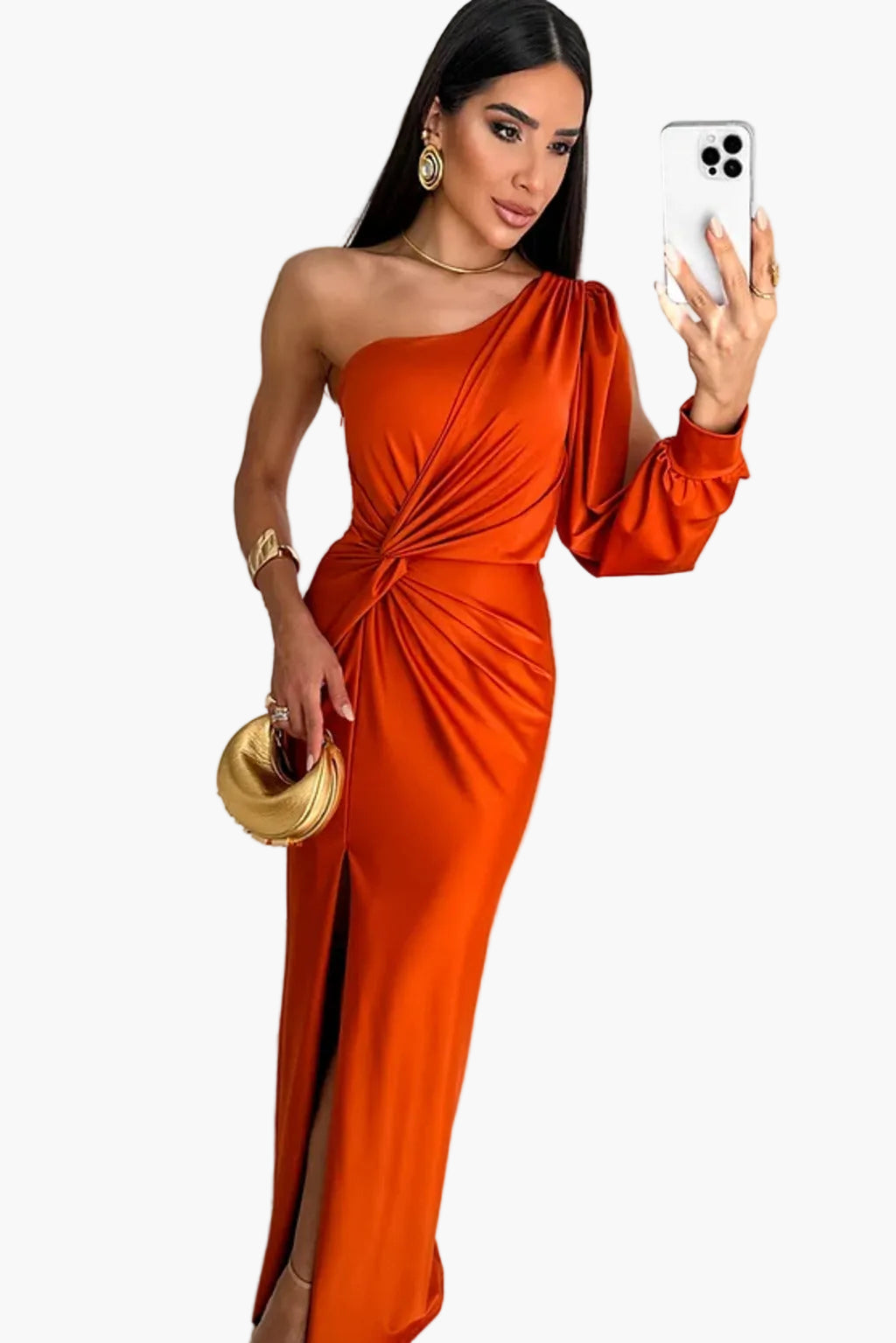 Damen Abendkleid Elegant Ein-Schulter Design Festlich – Perfekt für besondere Anlässe