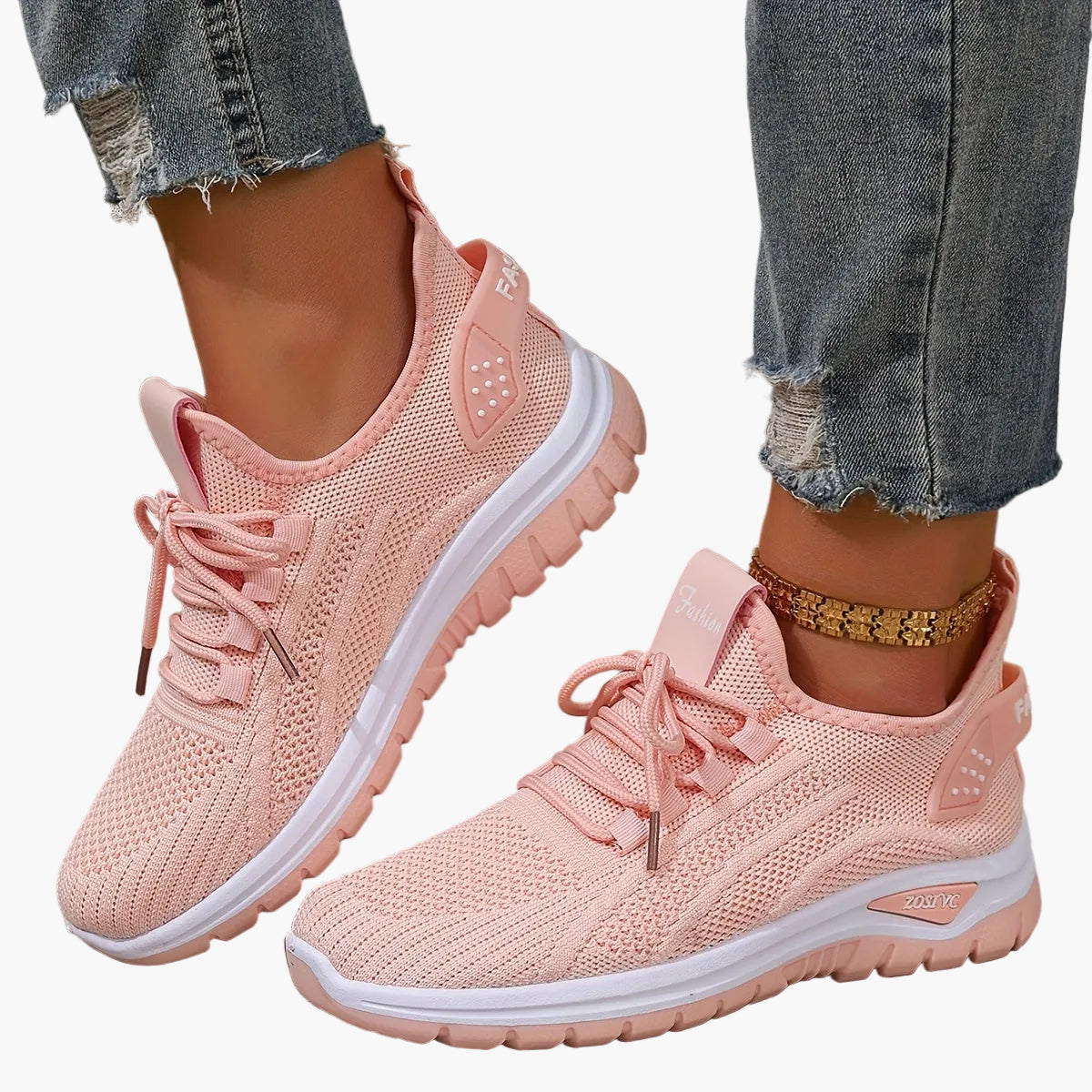 Damen Komfort-Sneaker für Freizeit & Sport – Atmungsaktive Low-Top Schuhe