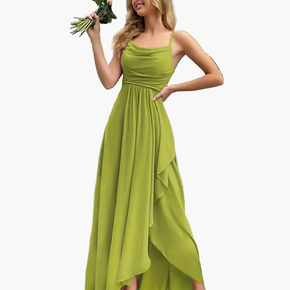 Elegantes Damen-Abendkleid Maxilänge – Stilvolles Fit & Flare Design für festliche Anlässe