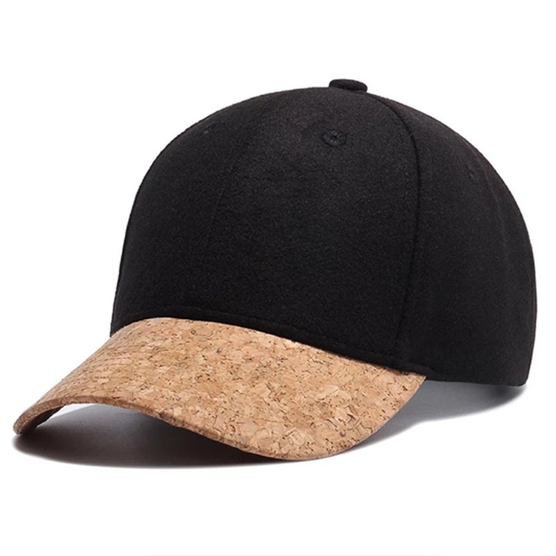 Unisex Schiebermütze mit Textur und Knopfdekor