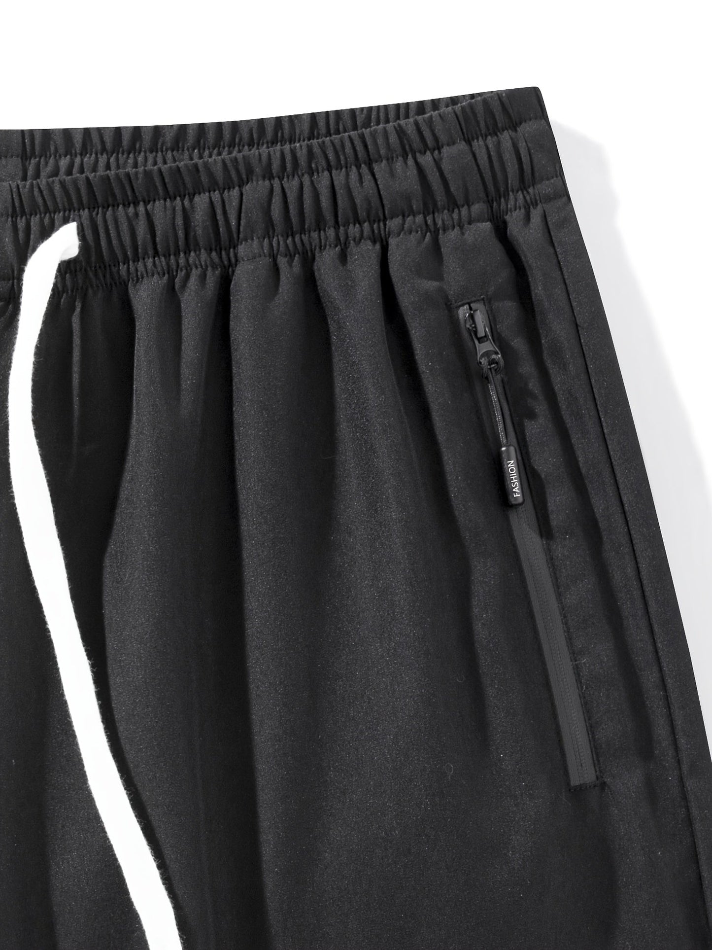 Herren Sport-Shorts mit Reißverschlusstaschen und Kordelzug – Lässige Trainingsshorts für Fitness, Outdoor & Freizeit
