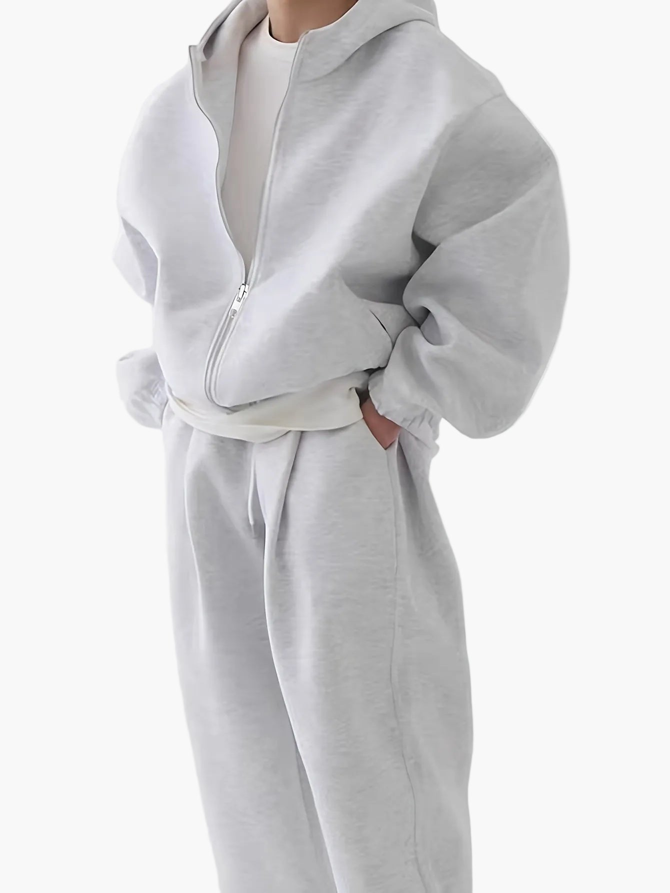 Herren Oversize Sportanzug mit Kapuze – Bequemer Trainingsanzug für Freizeit & Fitness