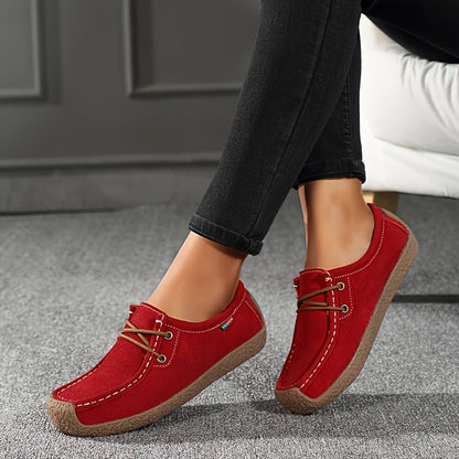 Damen Freizeitschuhe – Bequeme Mokassin-Slipper im Casual-Stil für Alltag und Büro