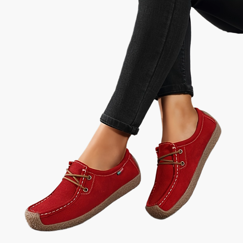 Damen Freizeitschuhe – Bequeme Mokassin-Slipper im Casual-Stil für Alltag und Büro