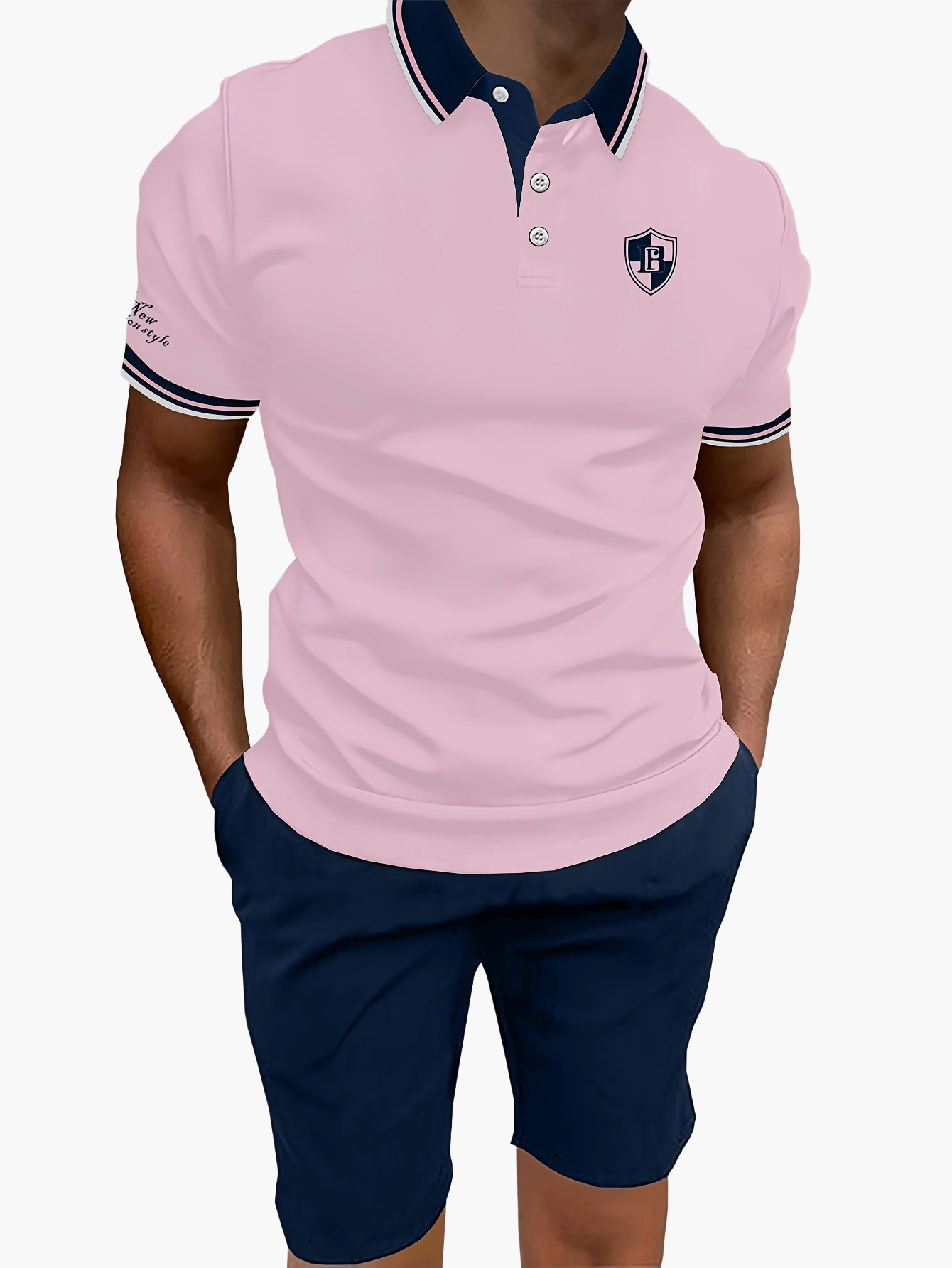Herren Polo Short Set – Sportlich Elegantes Freizeit Outfit für Alltag und Sommer