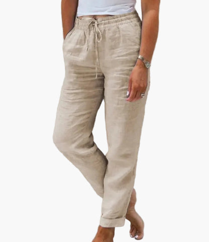 Damen Freizeithose mit elastischem Bund – Komfortabler, lockerer Schnitt für Alltag & Entspannung