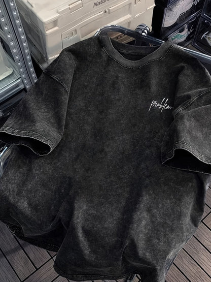 Herren Streetwear T-Shirt mit Print im lässigen Oversize-Stil – Perfekt für Freizeit und urbanen Look