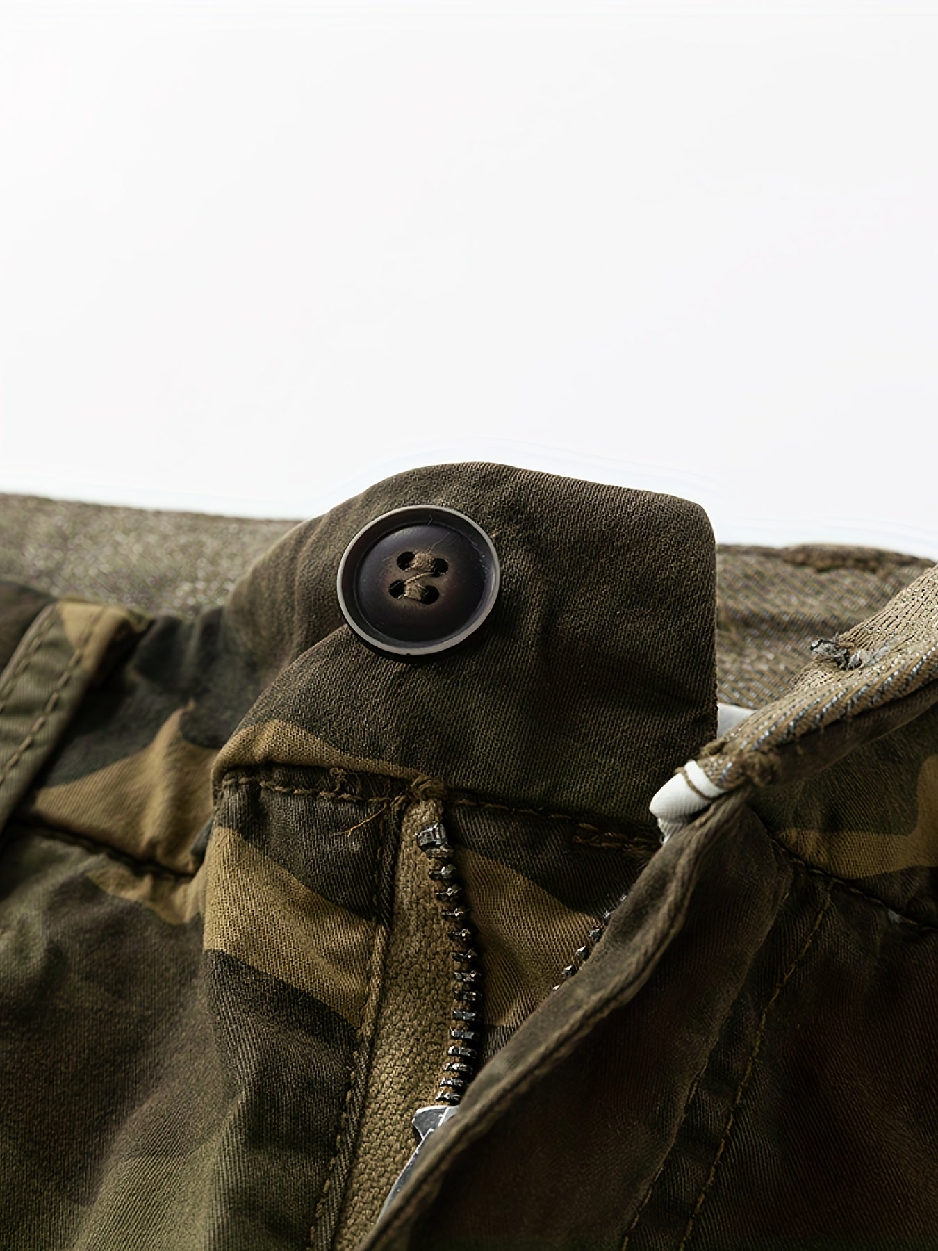 Herren Cargo-Shorts im Camouflage-Stil für Outdoor & Freizeit – Bequeme Cargoshorts mit großen Taschen