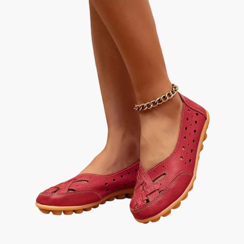 Damen Komfort-Ballerinas mit geflochtenem Design – Bequeme Slipper für Alltag und Freizeit