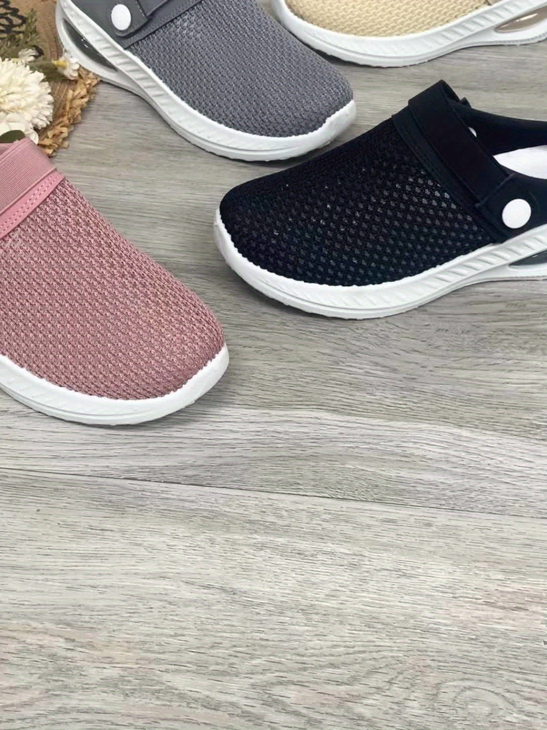 Damen Slip-On Mesh Clogs – Sportliche Freizeitschuhe mit Komfort für Alltag und Freizeit
