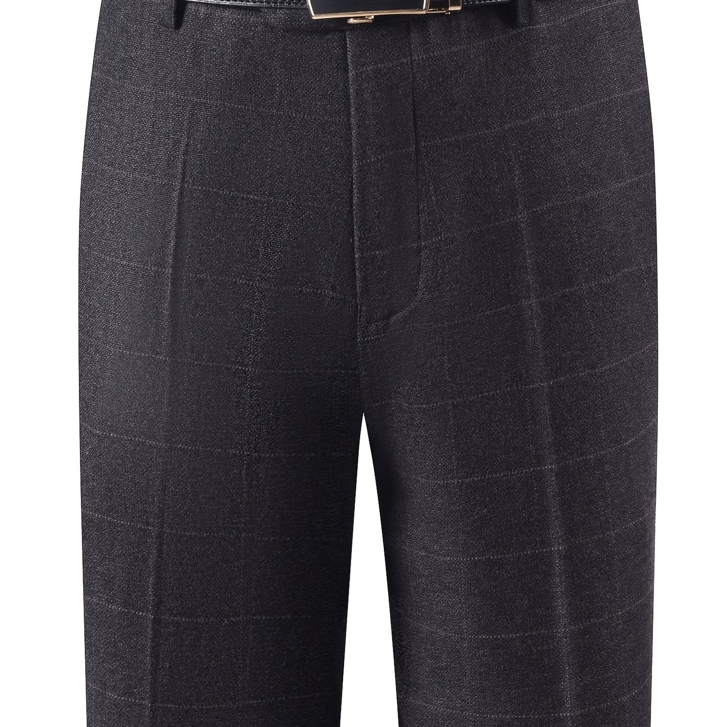 Herren Hose im Karomuster Anzughose Klassisch Elegante Freizeithose