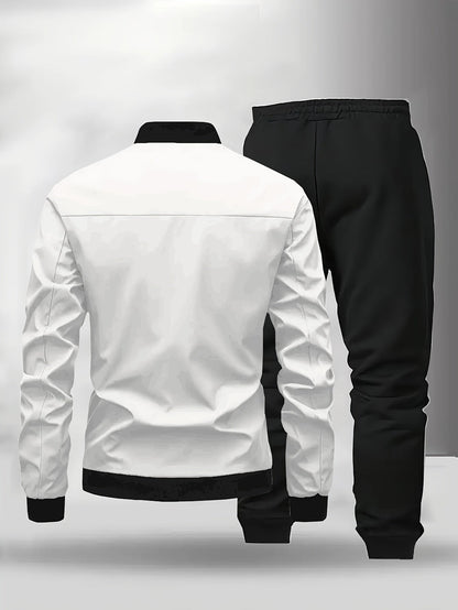 Herren Trainingsanzug Set – Sportlicher Freizeitanzug im modernen Stil für Alltag und Fitness