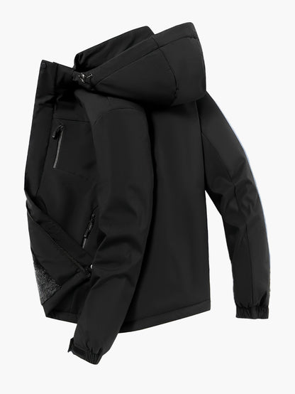 Herren Outdoor Funktionsjacke mit Kapuze – Sportliche Wanderjacke für jedes Wetter