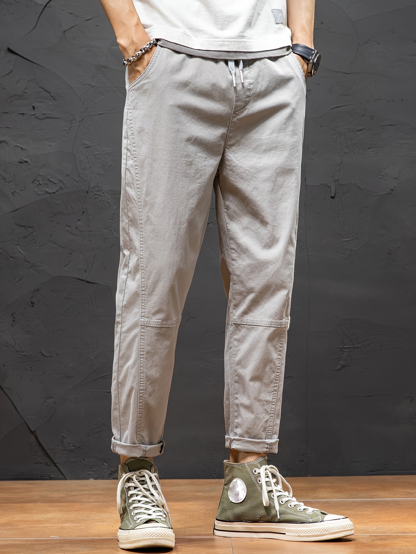 Herren Utility-Tapered Freizeithose – Moderner Stil für Alltag & Freizeit
