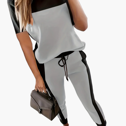 Damen Freizeit-Anzug Zweiteiler Elegant Sportlich für Alltag und Freizeit