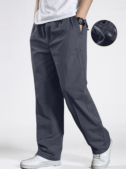 Herren Freizeit-Loungehose mit Kordelzug – Weite Passform, Komfort für Alltag & Entspannung
