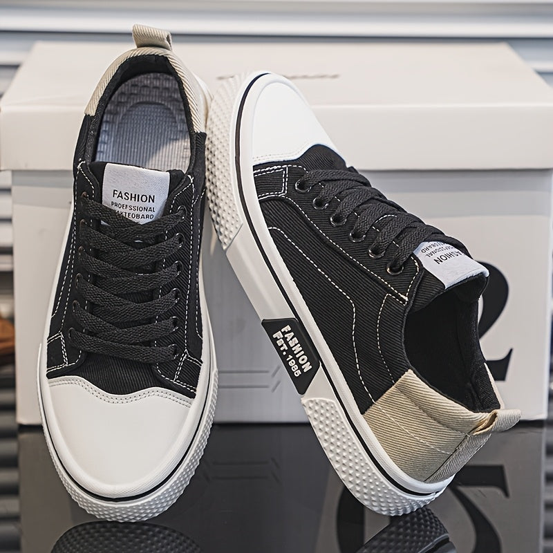 Herren Low-Top Sneaker im Retro-Skate-Stil – Streetwear & Freizeit