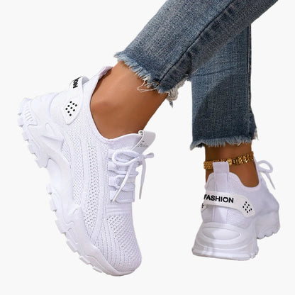 Damen Sneaker Sportlich Bequem Alltag Freizeit Trendige Turnschuhe