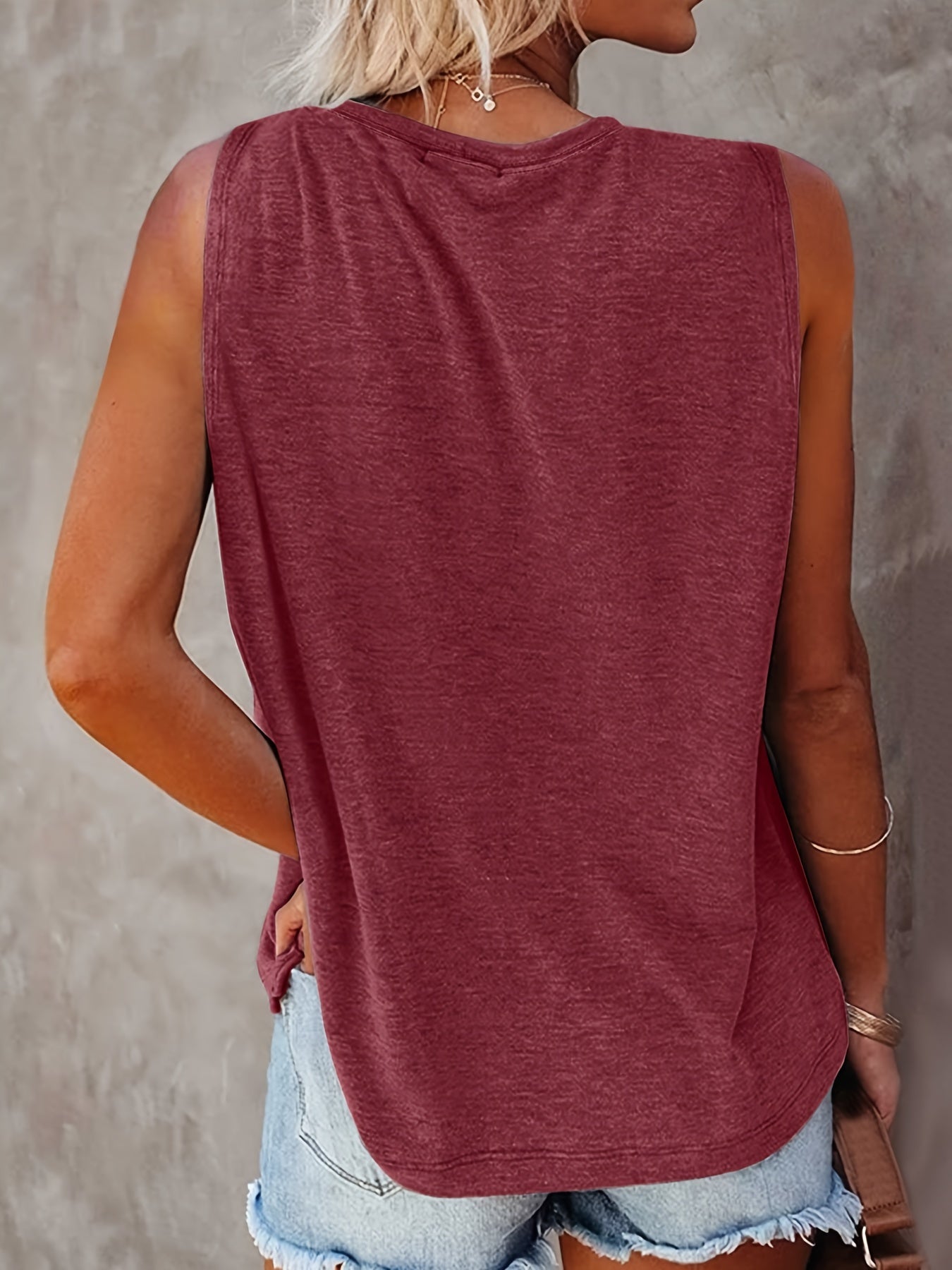 Damen Tanktop mit Mandala-Sonne-Mond-Print – Boho Style Shirt für Freizeit & Sommer