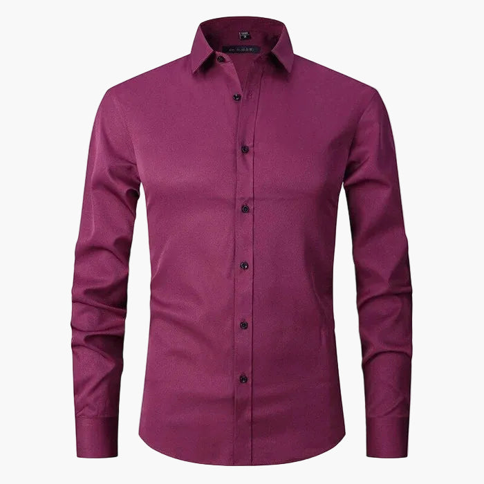 Herren Businesshemd Slim Fit – Elegantes Langarmhemd für Büro & Freizeit
