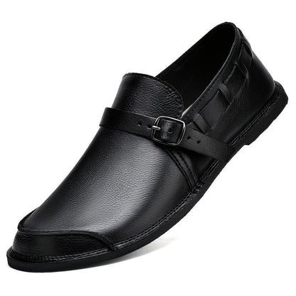 Herren Slip-On Loafer mit Schnalle – Eleganter und bequemer Freizeitschuh