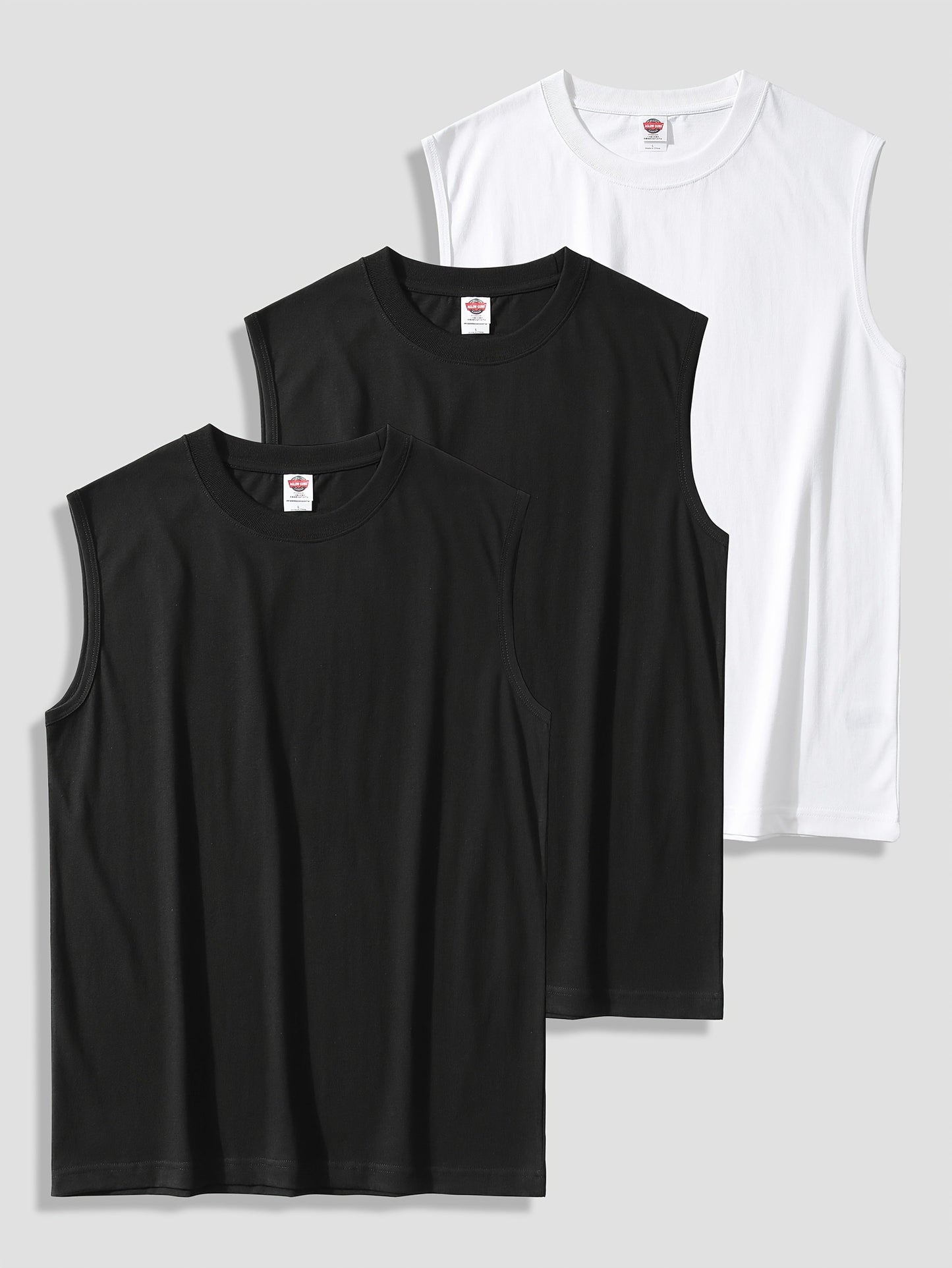 Herren Muscle Fit Tanktops 3er Pack – Sportliche ärmellose Shirts für Training & Alltag