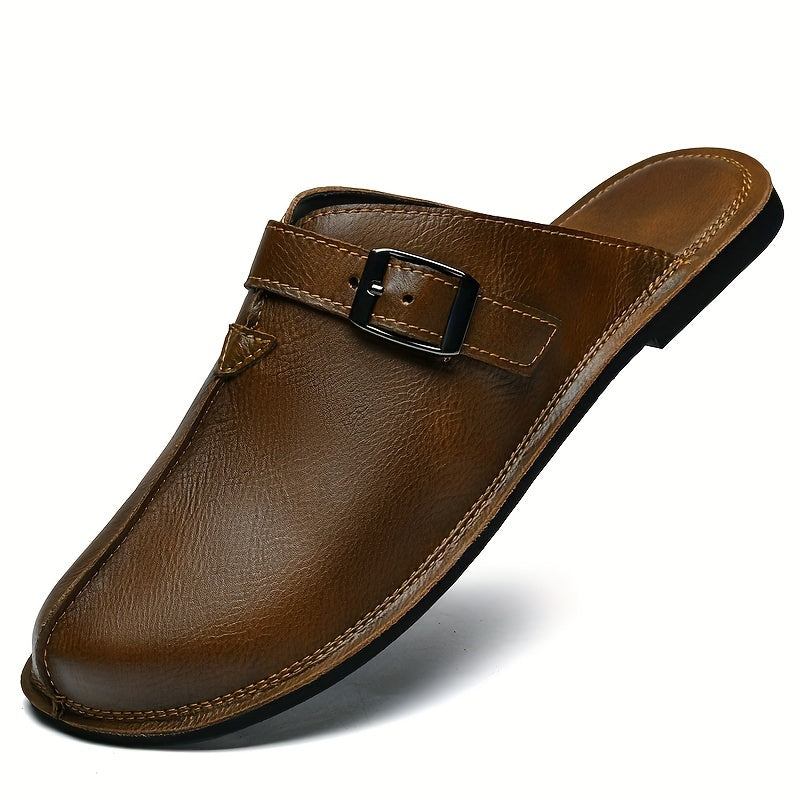 Herren Pantoletten mit Schnalle – Elegante Slipper für Freizeit & Alltag