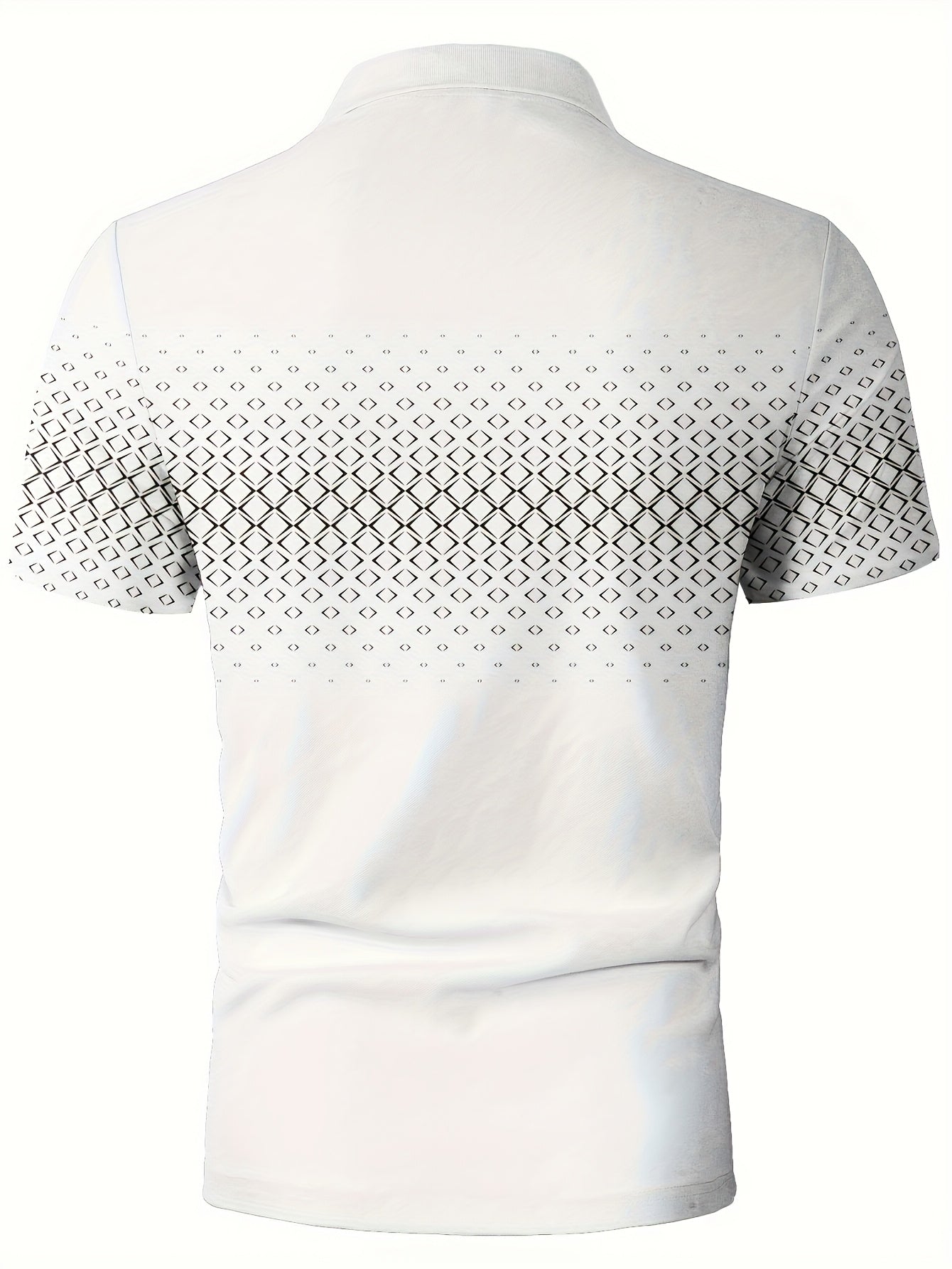 Herren Poloshirt mit modernem Muster – Stilvolles Freizeitshirt für Alltag und Ausgehen