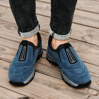 Herren Orthopädische Outdoor Wanderschuhe – Bequeme Slip-On Schuhe für Alltag und Freizeit
