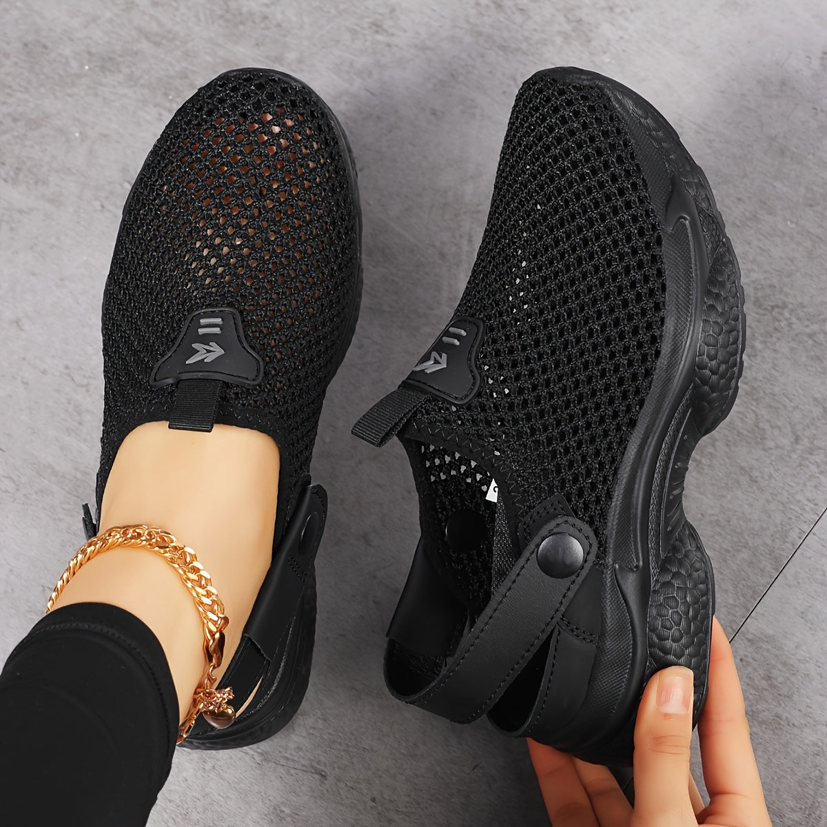 Damen Slip-On Sportliche Clogs – Bequeme Freizeitschuhe mit Fersenriemen